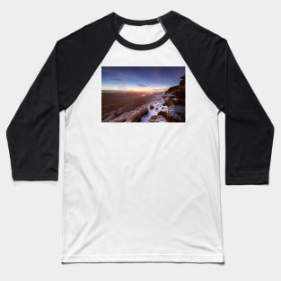 Upper Neuadd Reservoir from Bwlch Duwynt, Brecon Beacons National Park, Wales Baseball T-Shirt